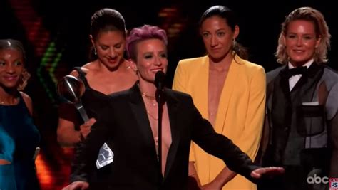 megan rapinoe nip slip|Megan Rapinoe suffers wardrobe malfunction at ESPYS